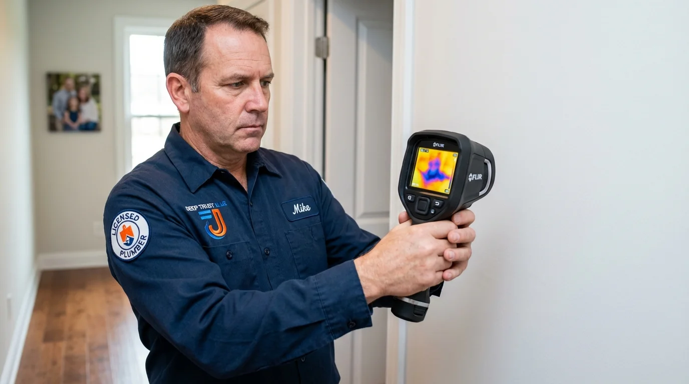 Thermal imaging leak detection by Johns Plumbing LLC in Fort Stockton
